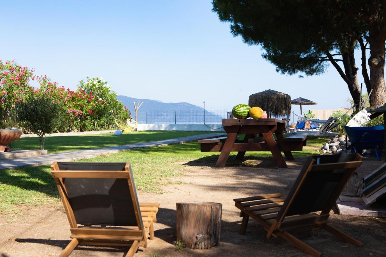 Pampas Seafront Villa, 6 Bedrooms, North Evvoia Kanatádhika المظهر الخارجي الصورة