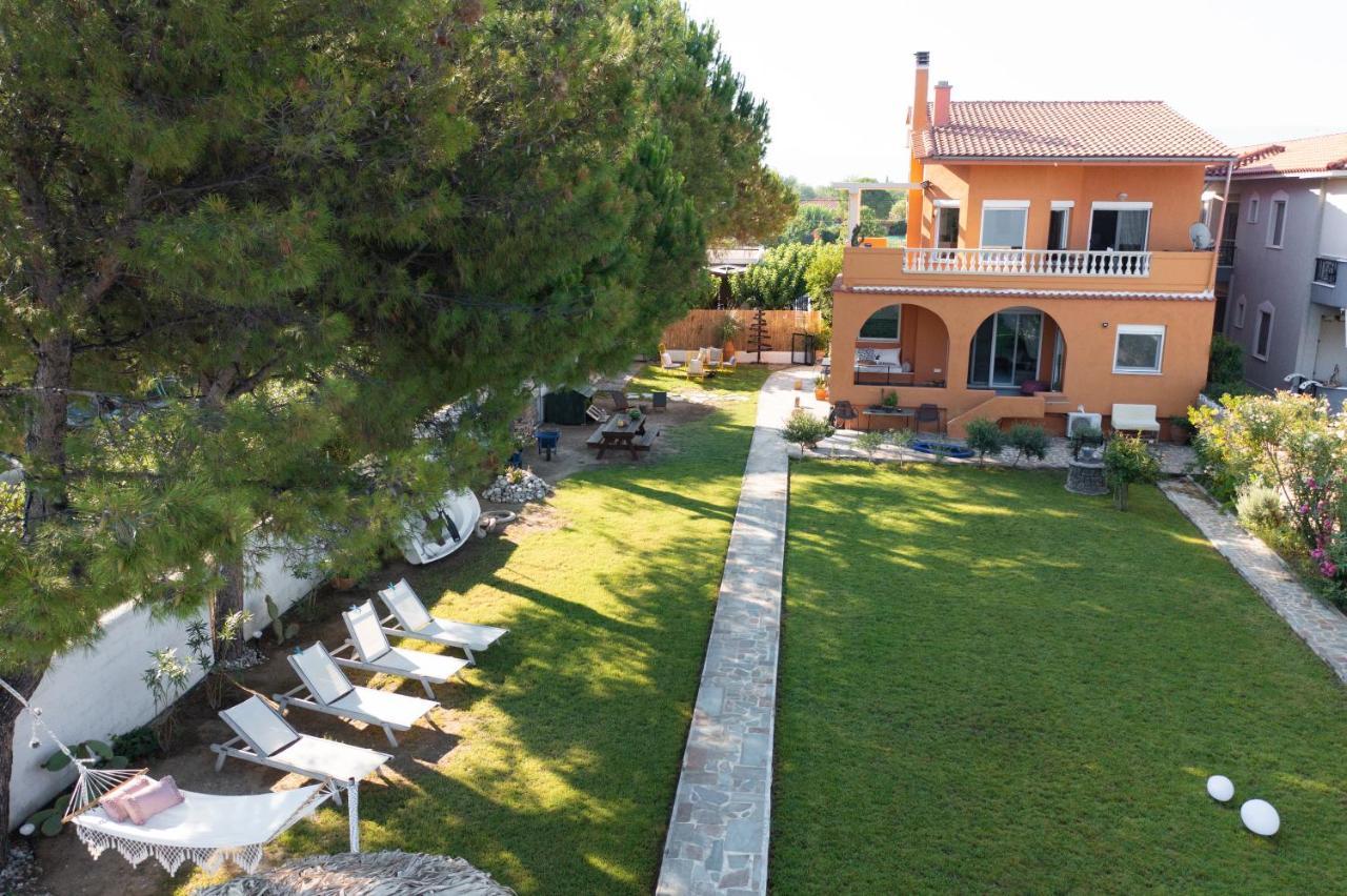 Pampas Seafront Villa, 6 Bedrooms, North Evvoia Kanatádhika المظهر الخارجي الصورة
