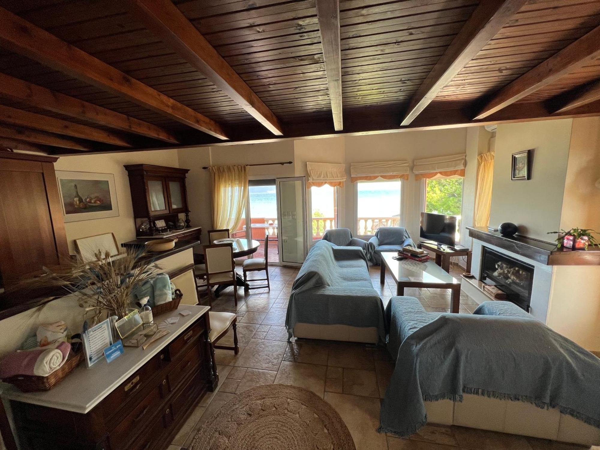 Pampas Seafront Villa, 6 Bedrooms, North Evvoia Kanatádhika المظهر الخارجي الصورة